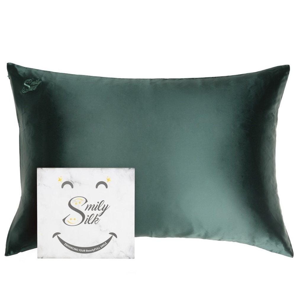 NWT Smily Silk Pillowcase - 100% Pure Mulberry Silk - 22Momme Highest Grade 6A